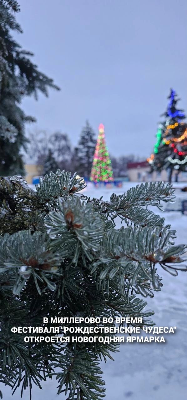 В Миллерово во время фестиваля «Рождественские чудеса» откроется новогодняя ярмарка